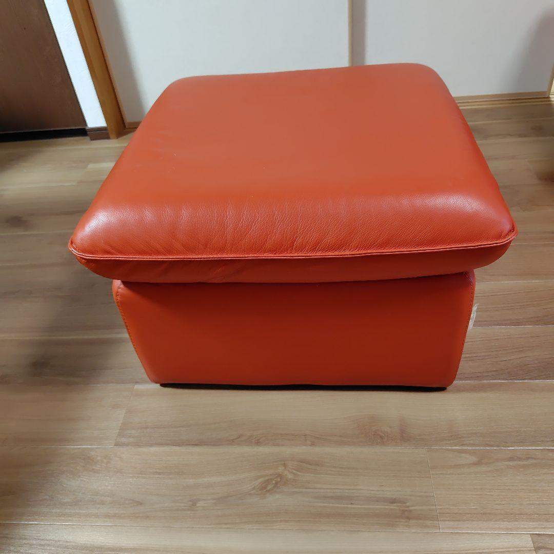 ニコレッティ 本革 サクセス　オットマン イタリア製