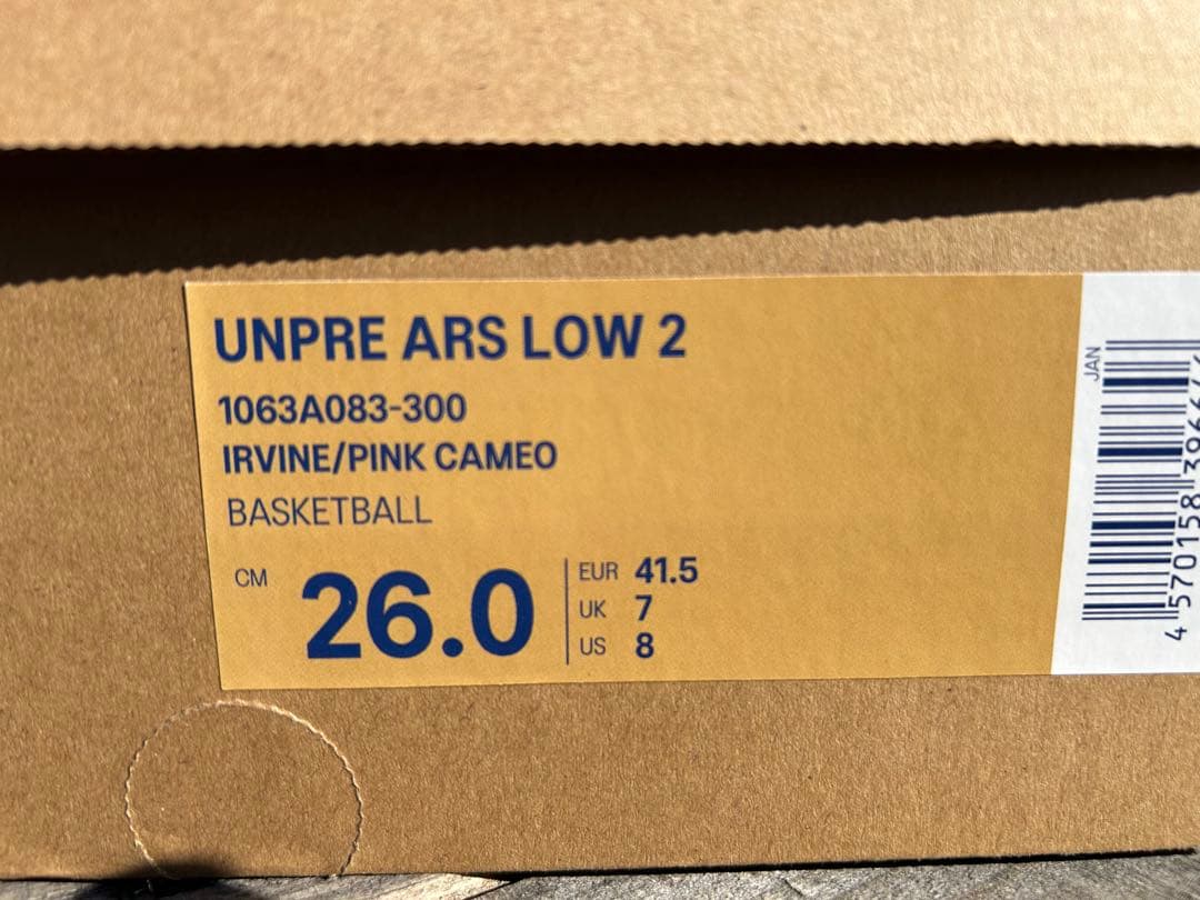 専用ASICS UNPRE ARS LOW 2 26.0 cm