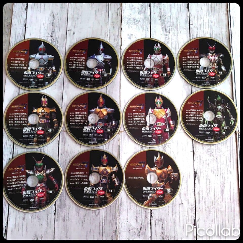 仮面ライダーDVDコレクション 平成編 DVD全巻 97枚セット 一部未使用品