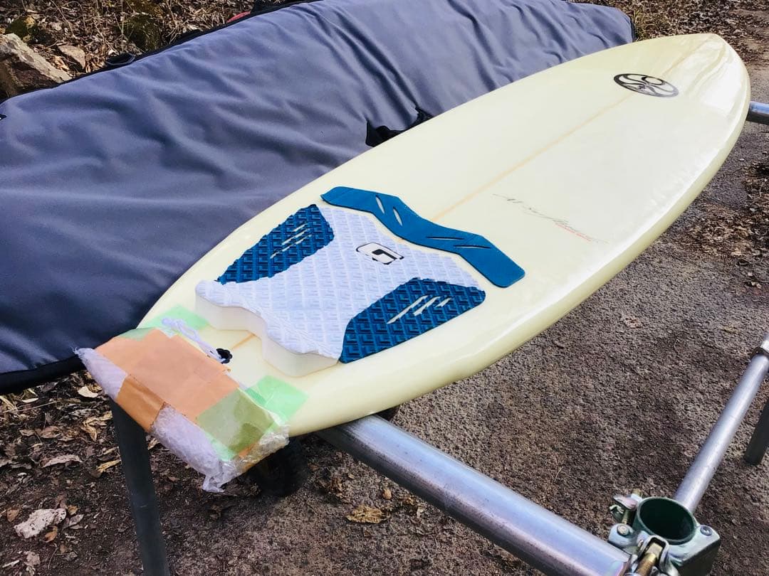 A1サーフボード製  Tsaiカスタムシェイプ 6ft ケース付 美品