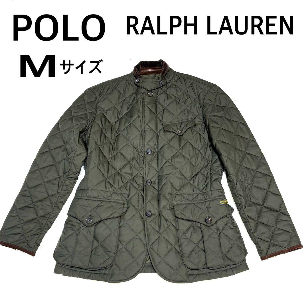 ポロ　ラルフローレン　キルティング　ジャケット　中綿　襟　コーデュロイ　M