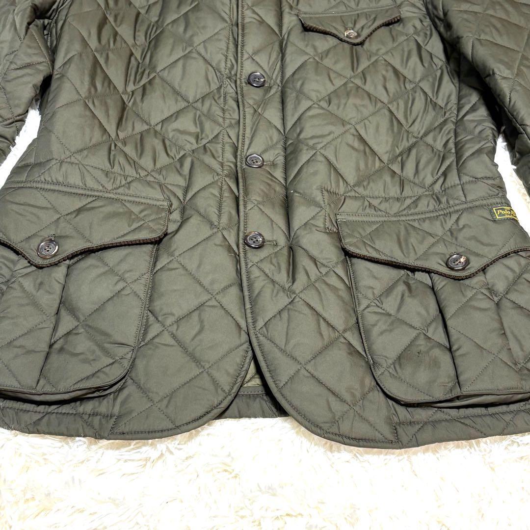 ポロ　ラルフローレン　キルティング　ジャケット　中綿　襟　コーデュロイ　M