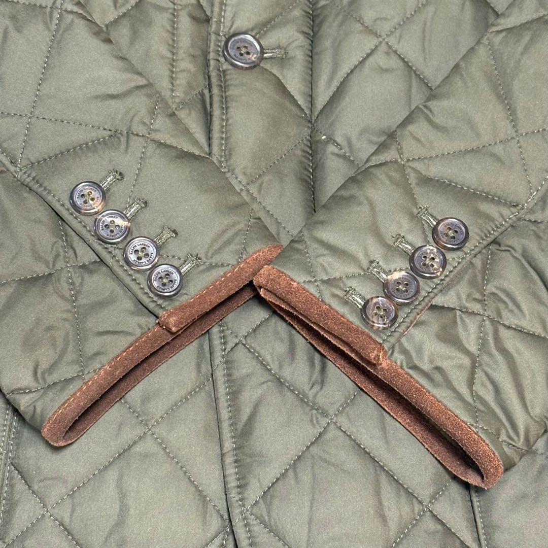 ポロ　ラルフローレン　キルティング　ジャケット　中綿　襟　コーデュロイ　M