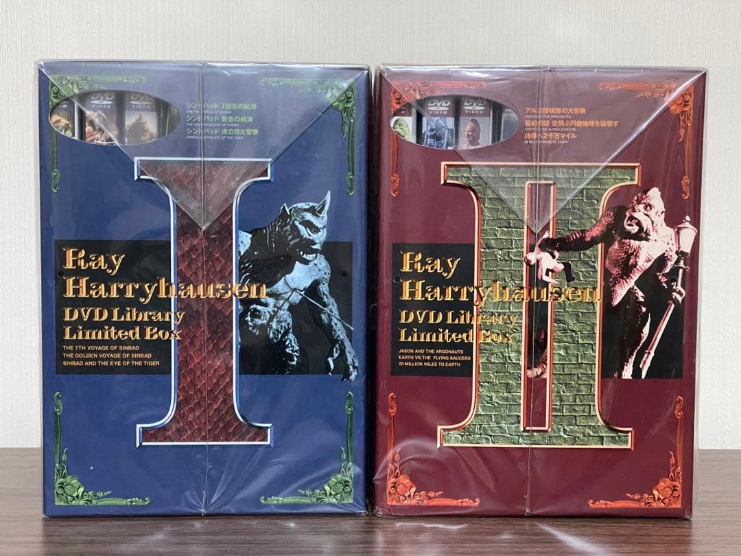 ★未開封新品！限定生産ハリーハウゼンDVDライブラリー2巻セット フィギュア付