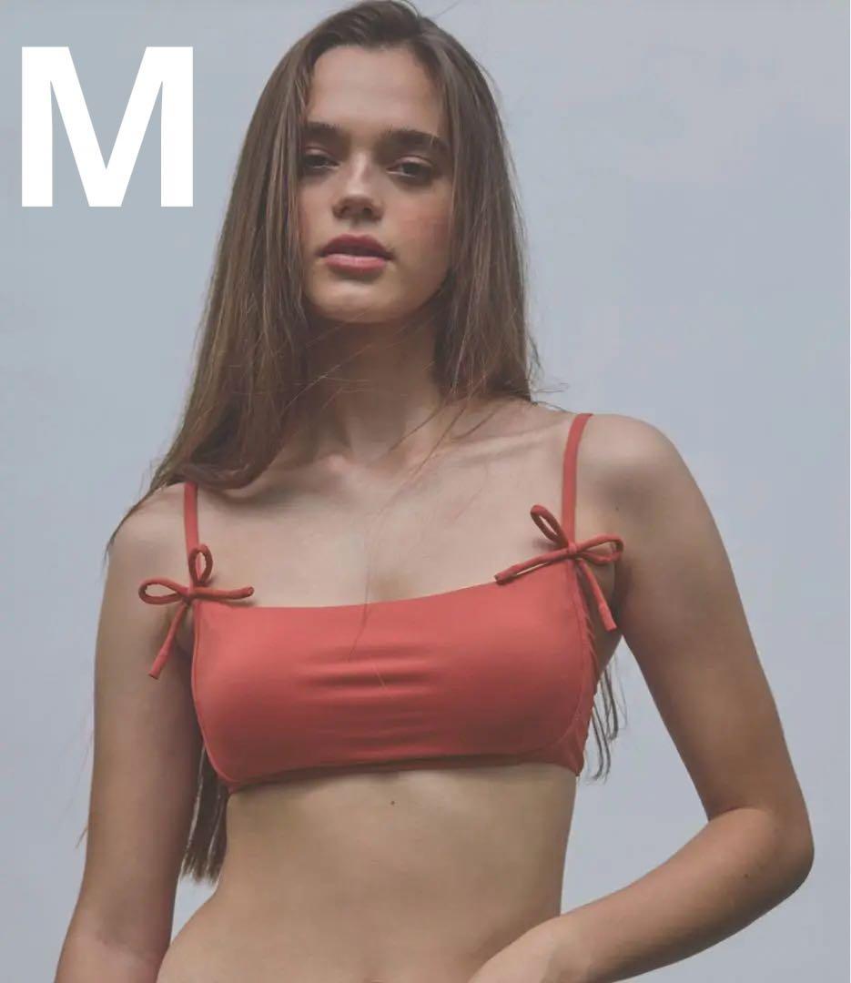 アリシアスタン 2025ss 水着 ビキニ　トップス M レッド