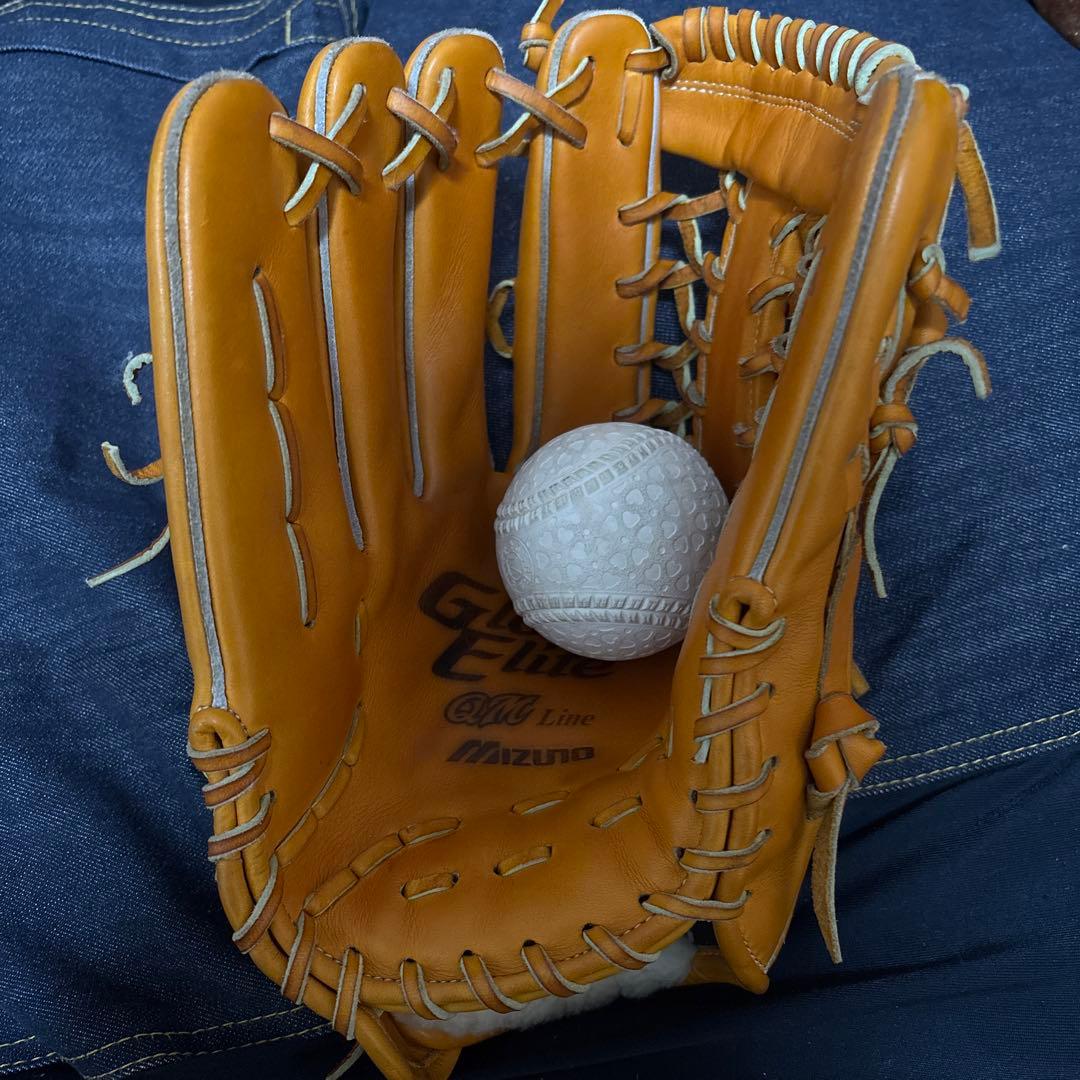 ミズノ グローバルエリート 軟式 外野手用グローブ　左投げ