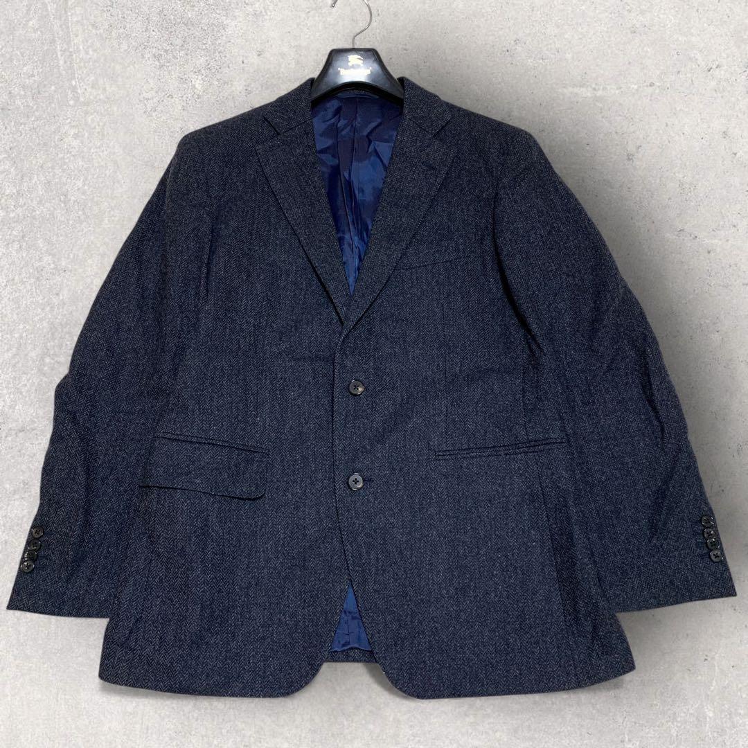 ブレイザーズバンク　３ピース　セットアップ　ムーン生地へリンボンツイード