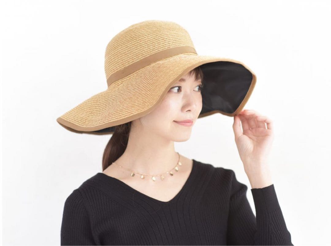 サンバリア100 ブレードハット 麦わら帽子