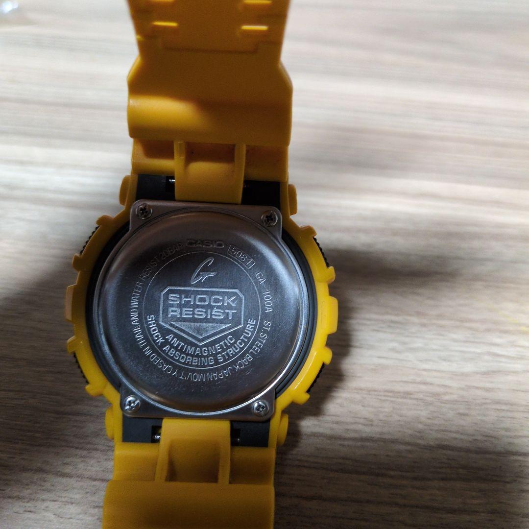 【激レア廃盤】CASIO G-SHOCK GA-100A-9AJF　イエロー