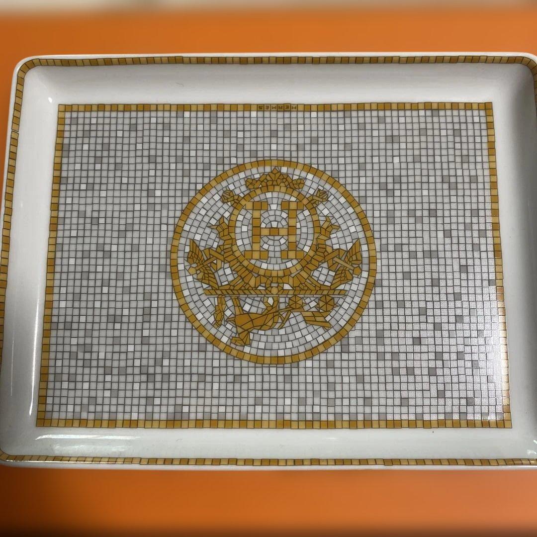 HERMES トレー 小物入 ゴールド