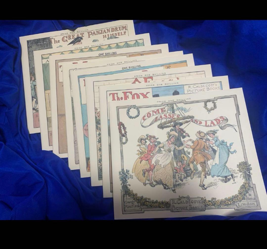 希少品！コールデコットの絵本16冊セット・日本語解説書付、美品。