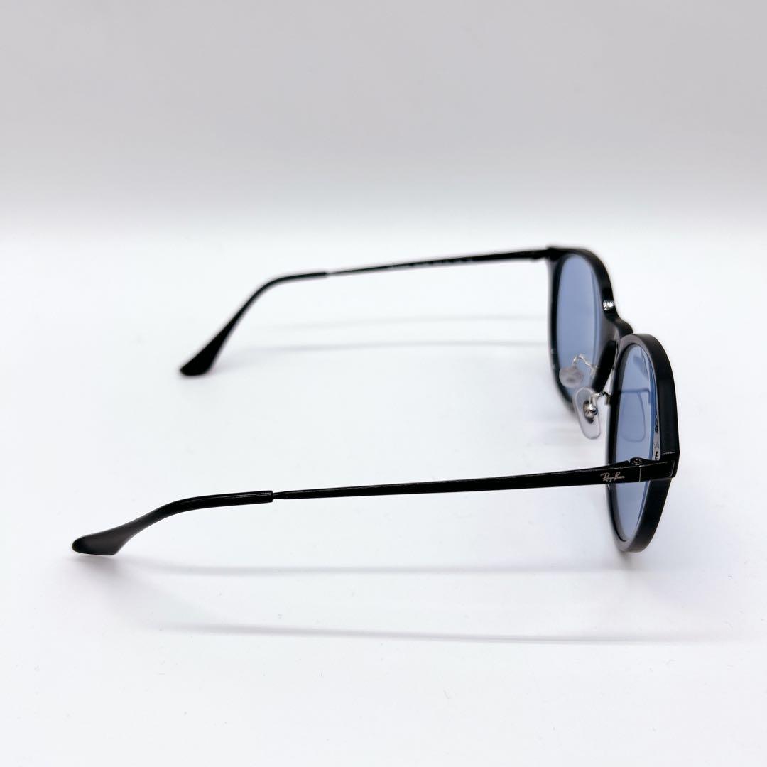 レイバン　RB4334D ブラック/ブルーレンズ　ケース、クロスセット