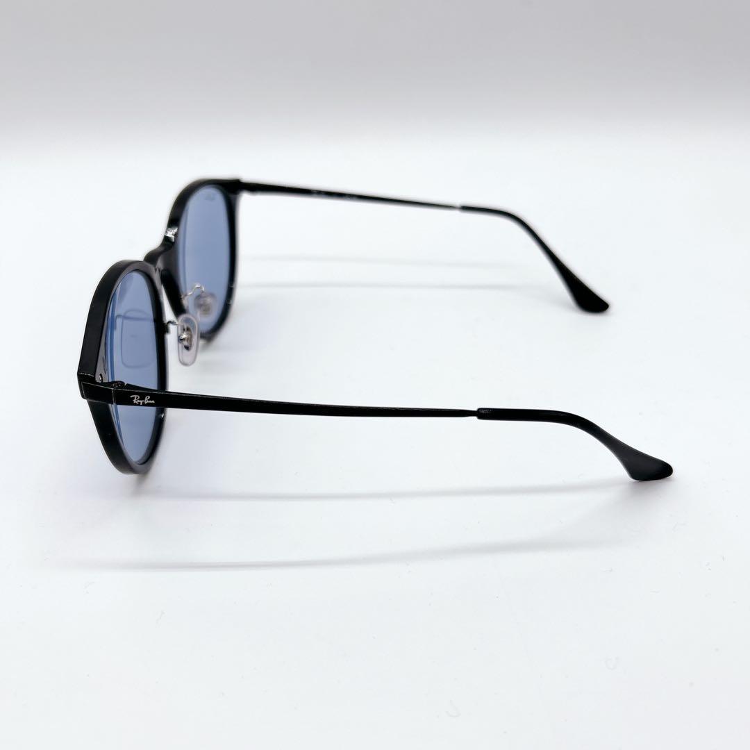 レイバン　RB4334D ブラック/ブルーレンズ　ケース、クロスセット