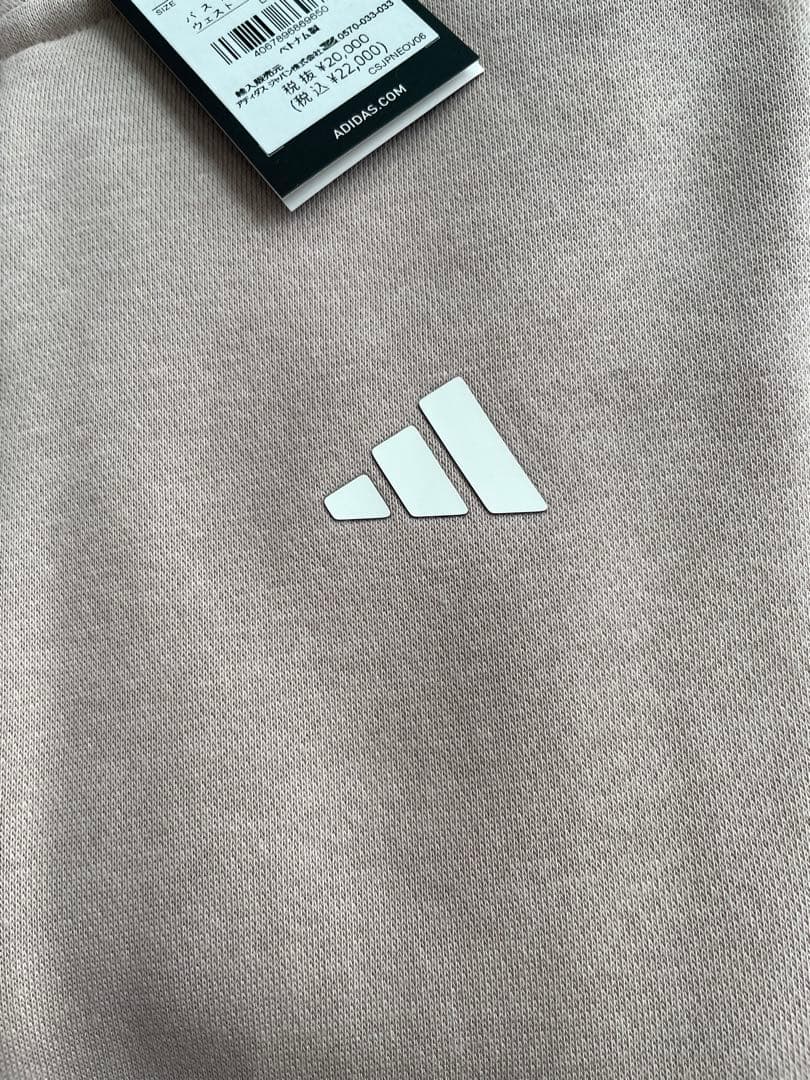 新品タグ付⛳️長袖トレーナー裏起毛セットアップ秋冬　アディダスゴルフ　スリーライン