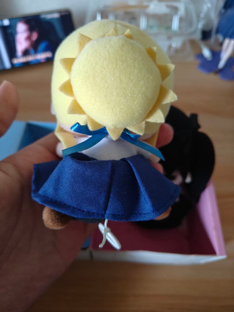 Fate へたれセイバー＆凛　ぷるぷる ぬいぐるみセット