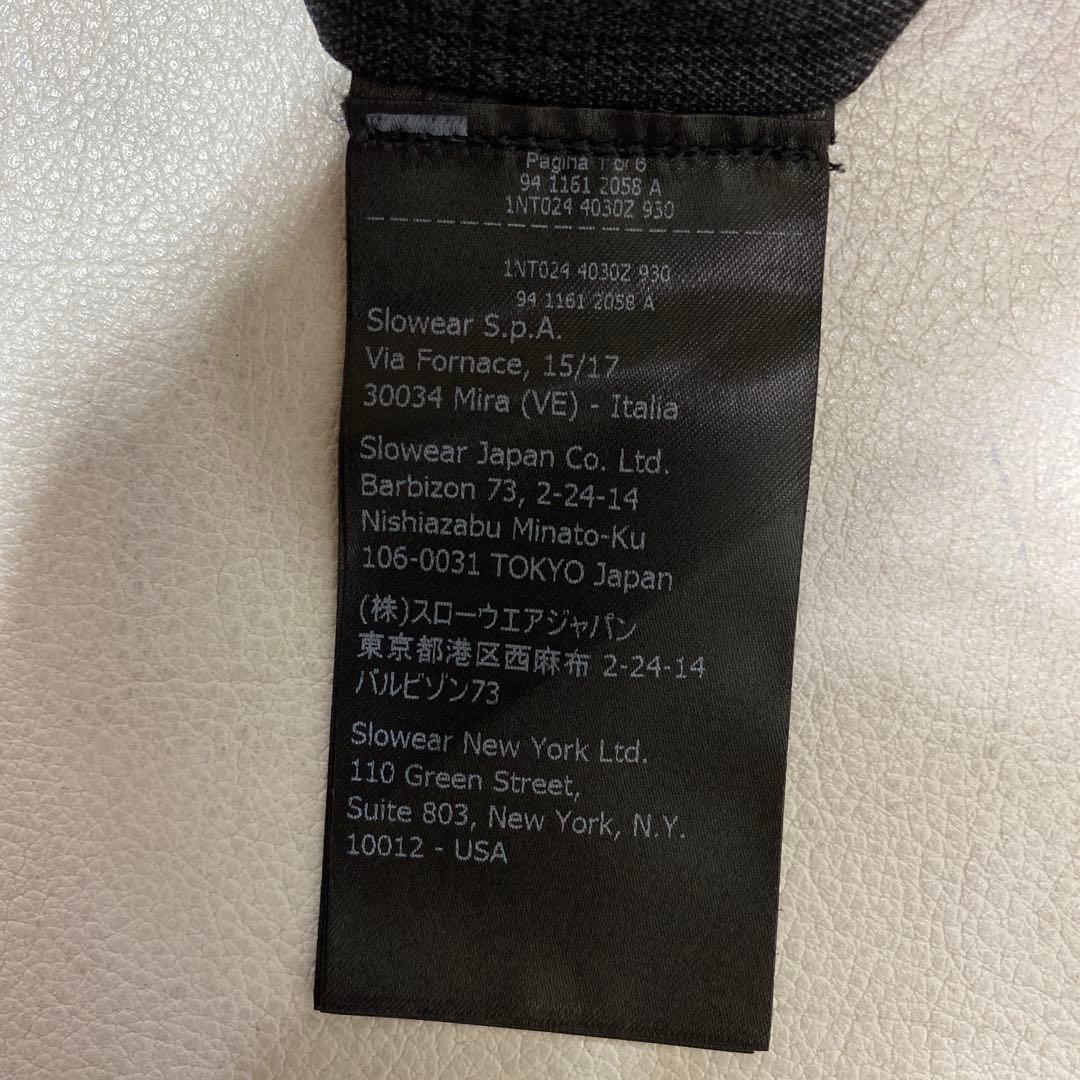 美品 INCOTEXウールテクノフランネル 1プリーツテーパードパンツ