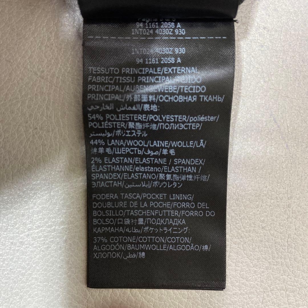 美品 INCOTEXウールテクノフランネル 1プリーツテーパードパンツ