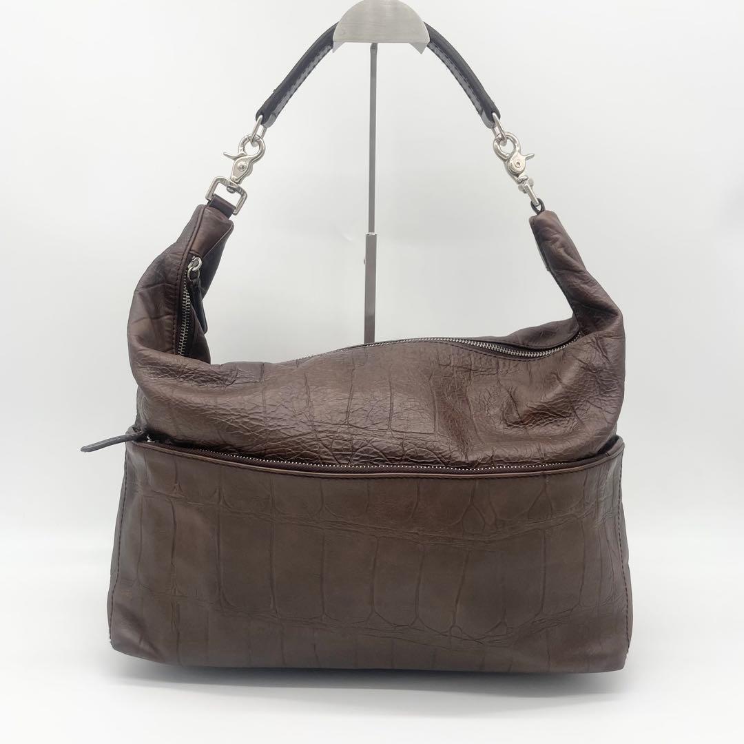 美品　ダニエル&ボブ2way ジャスミン　ロディ　ショルダーバッグ　クロコ型押し