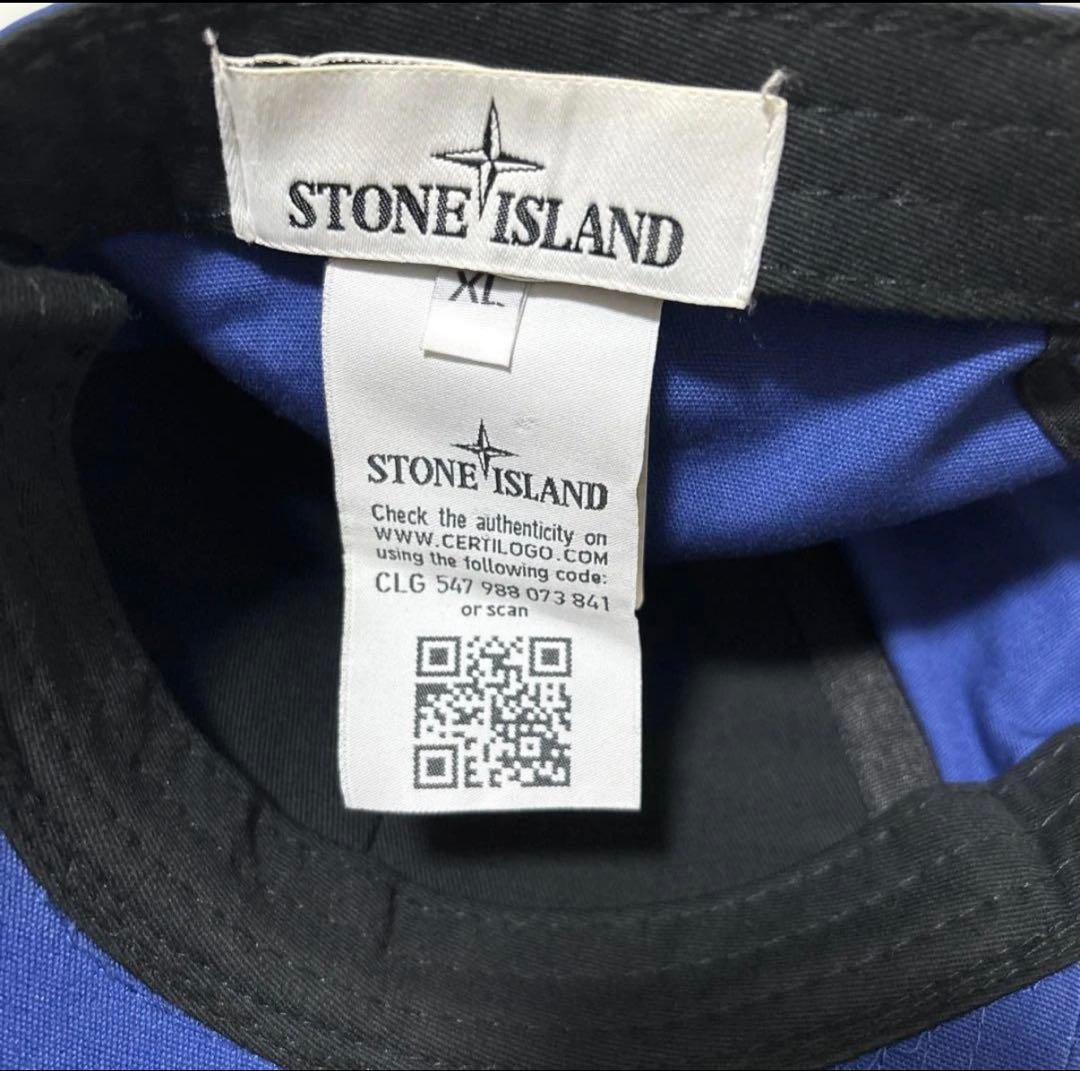 STONE  ネイビーキャップ XL ストーンアイランド ブルー 青