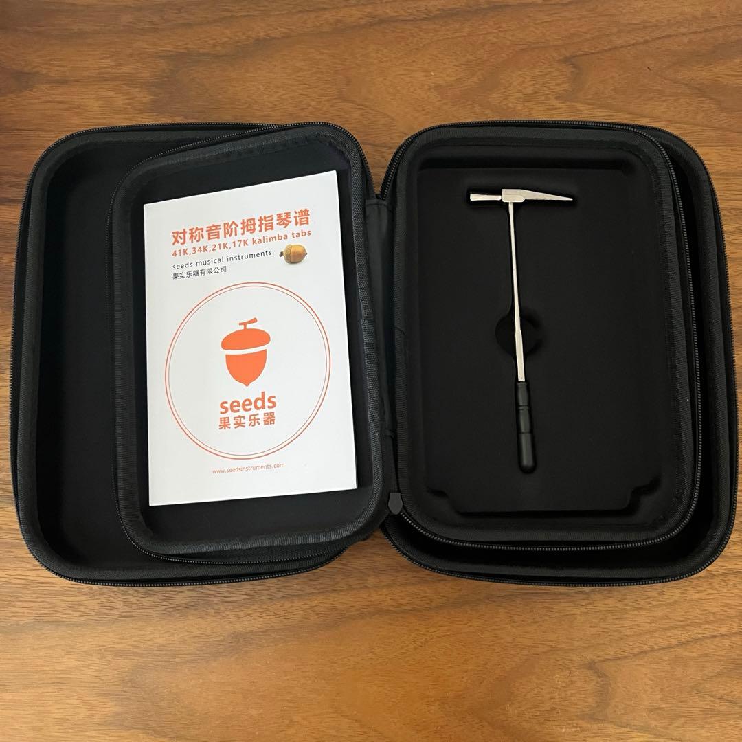 seeds 41キー　カリンバ　親指ピアノ　半音付き　クロマチック　シード