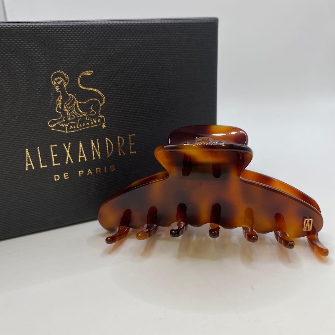 ○200 良品 ALEXANDRE DE PARIS ヘアクリップ べっ甲