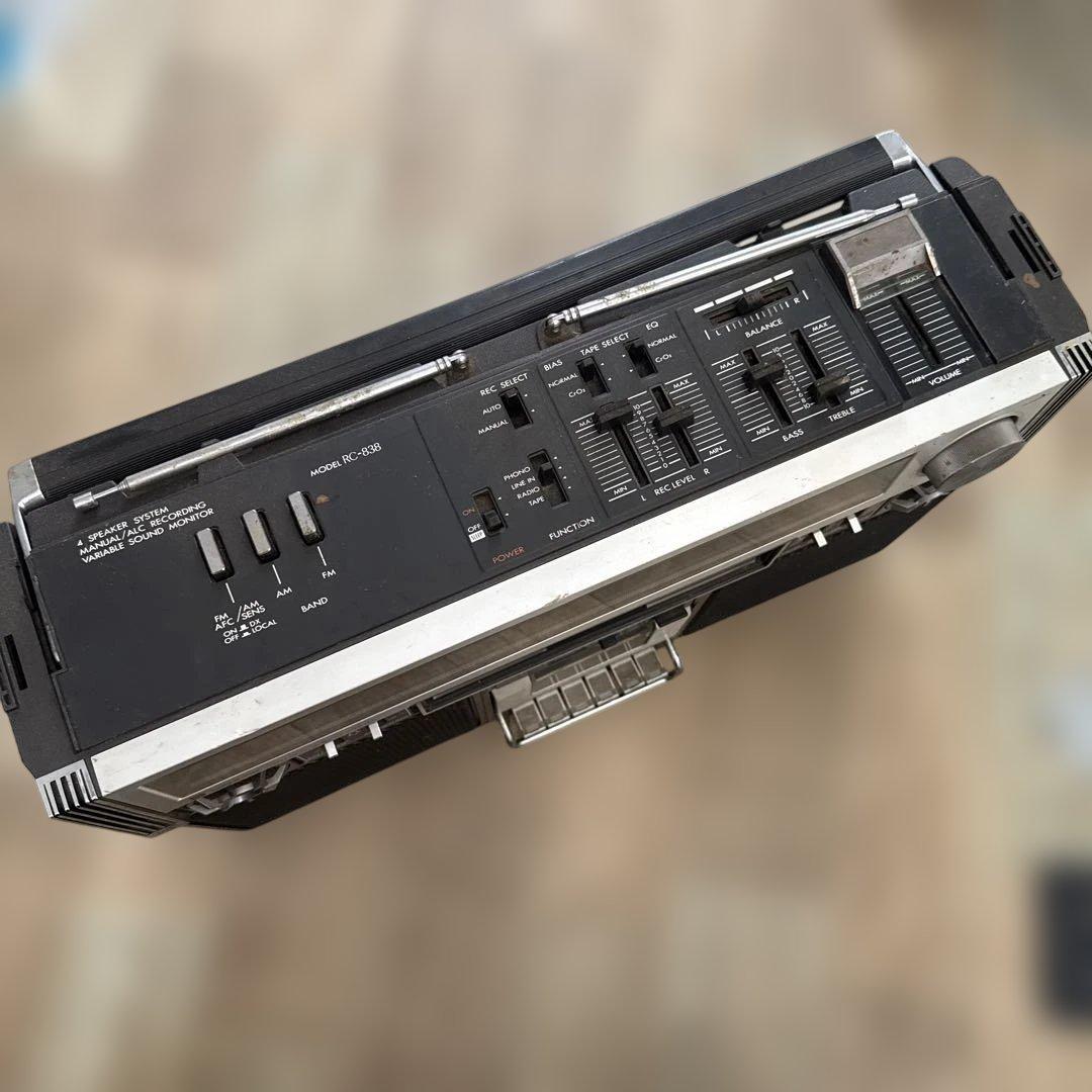 Victor　ビクター RC-838　テープレコーダー　ラジカセ