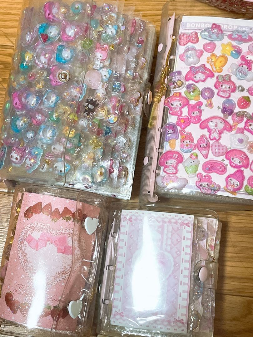 シール帳 完成品 4冊セット ボンボンドロップシール