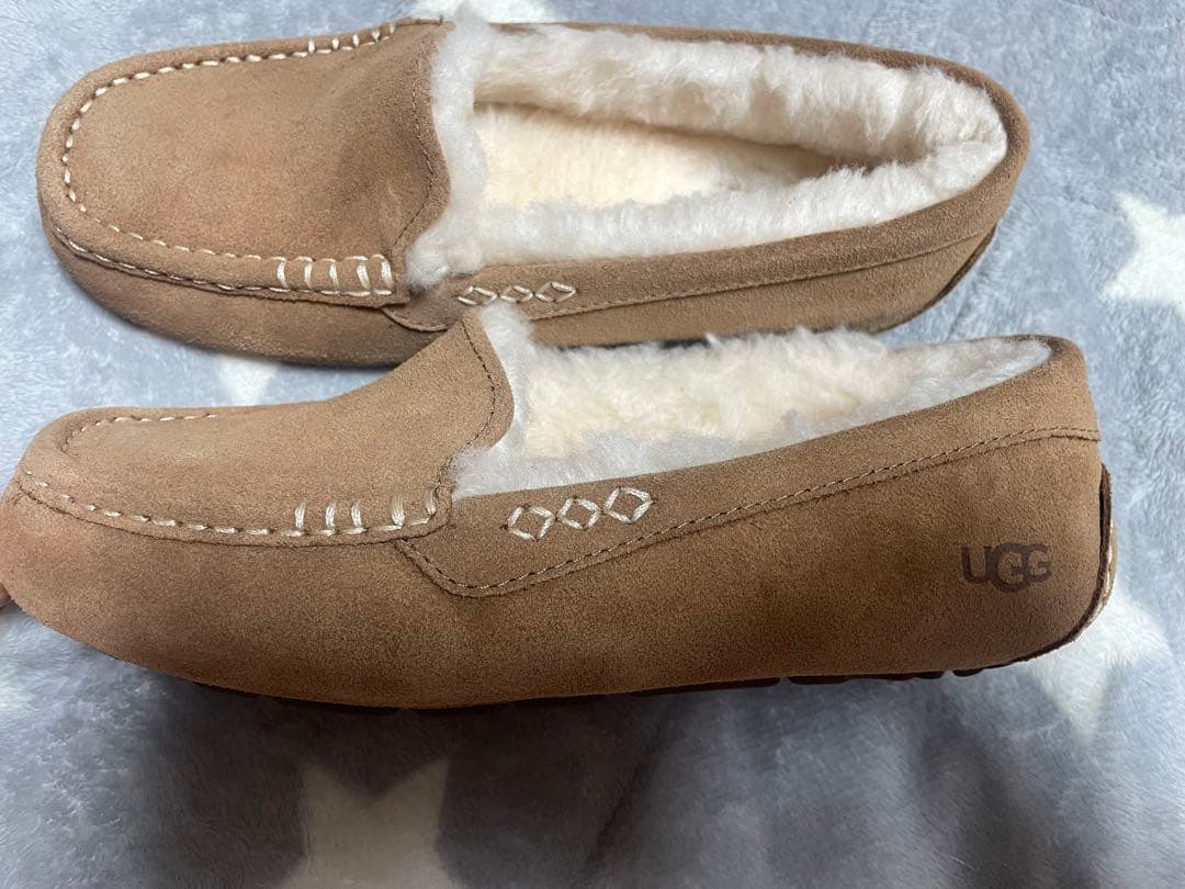 UGG モカシン 靴 チェスナット