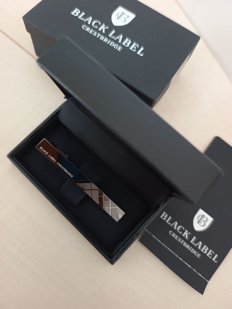 【新品タグ付き】ブラックレーベル クレストブリッジ　ネクタイピン　タイバー