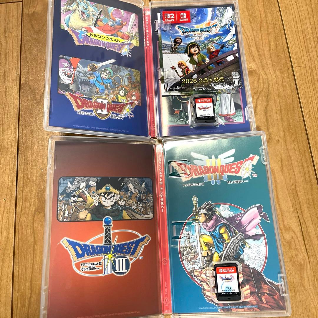 ドラゴンクエストswitch1&2.3セット✴︎