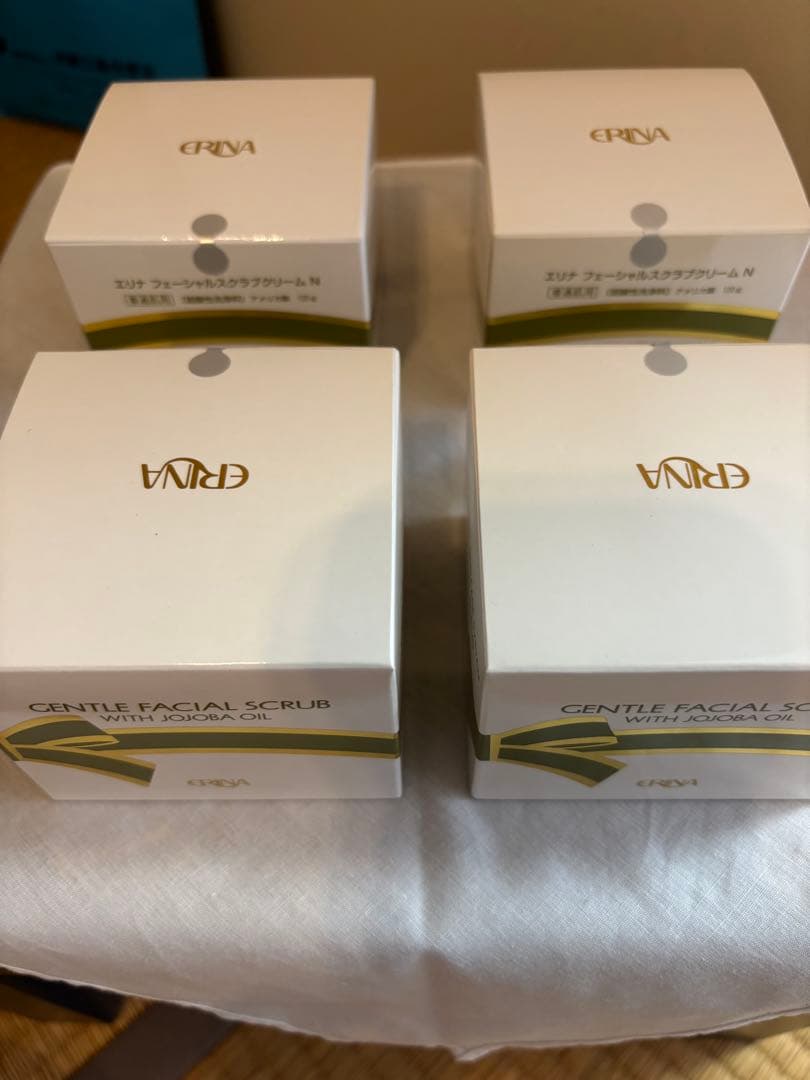 ERINA エリナ　フェーシャルスクラブクリーム　4個セット　(普通肌用)