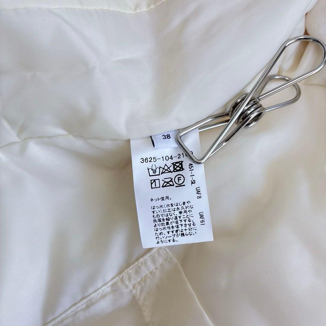 グリーンレーベルリラクシング　パフィー ノーカラー ブルゾン 撥水 保温性