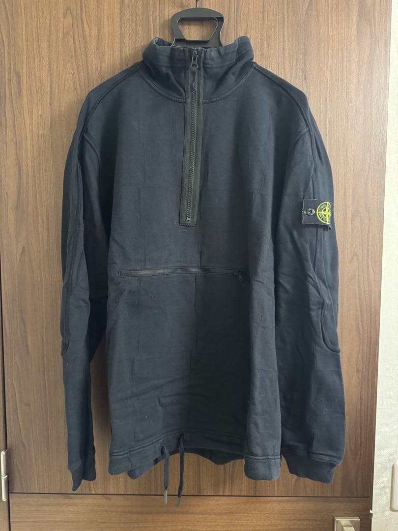 stone  17AW Zip Sweater ハーフジップ XL