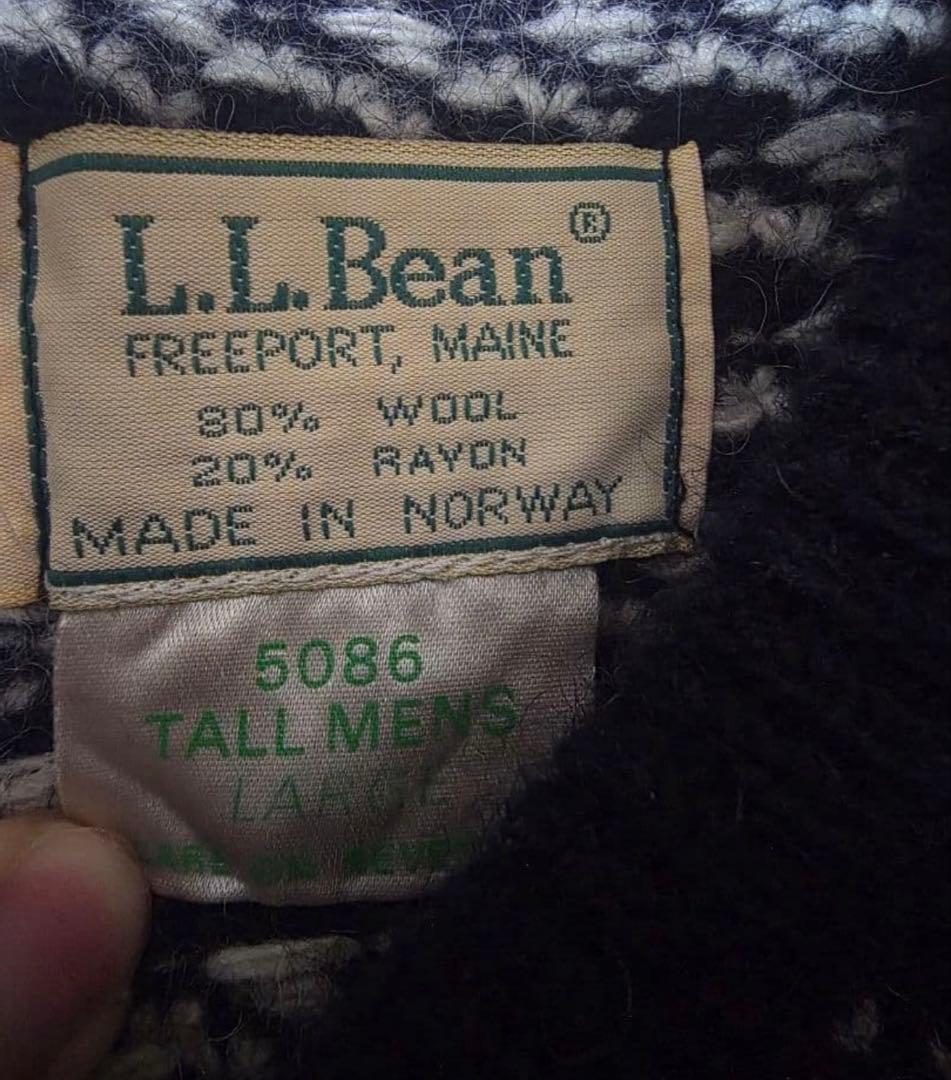 80s エルエルビーン バーズアイニット