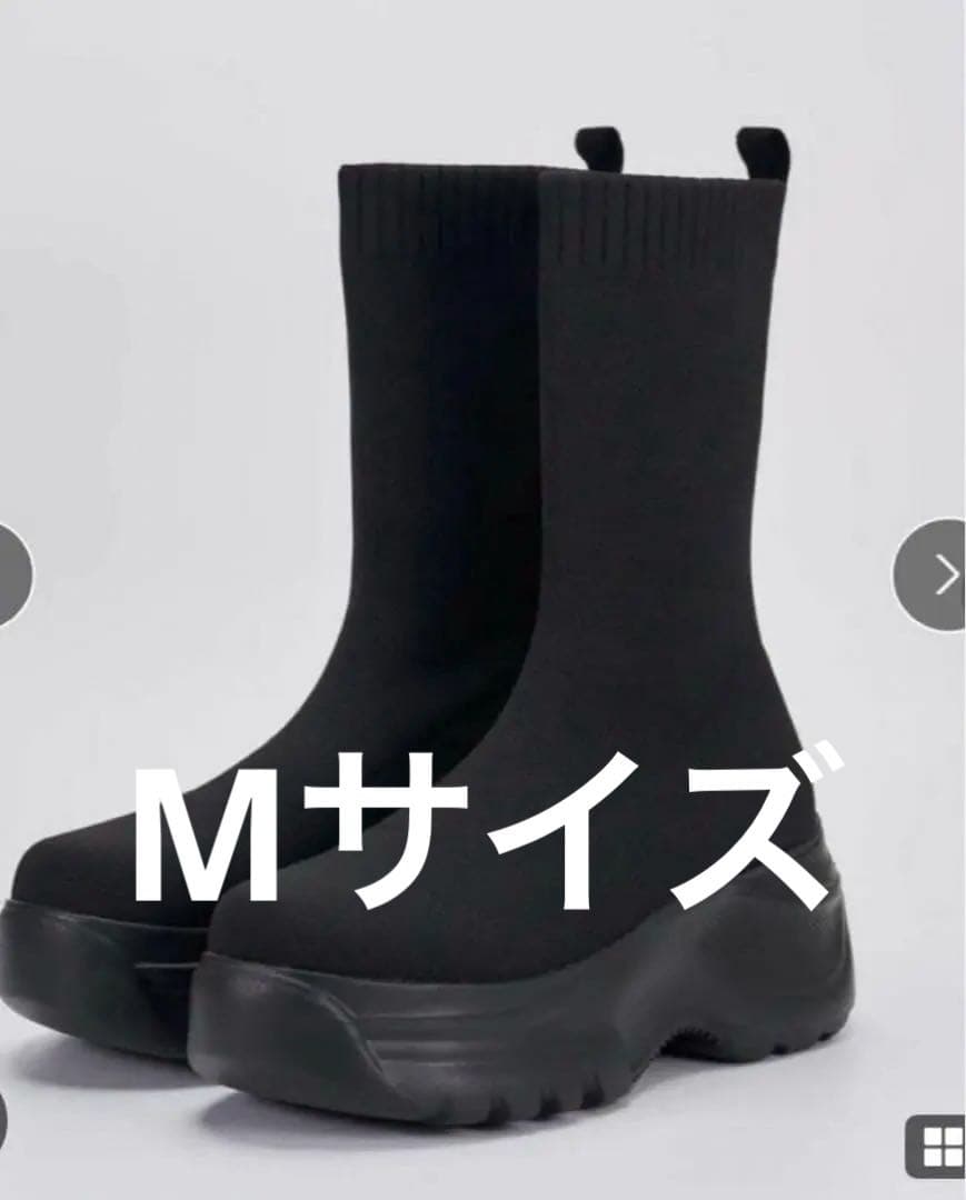 試着のみ！鈴木亜美さんショートブーツ Mサイズ