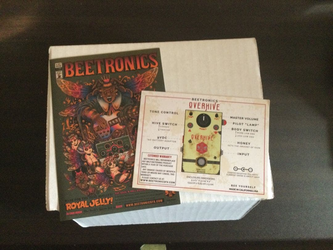 【オマケ付き】Beetronics overdrive