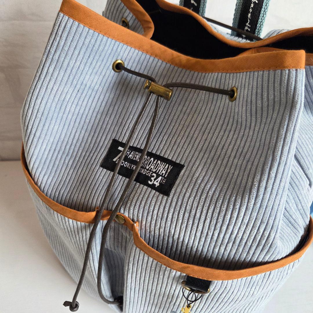 ゴンちゃん様　巾着リュック（A4サイズ)+ケース