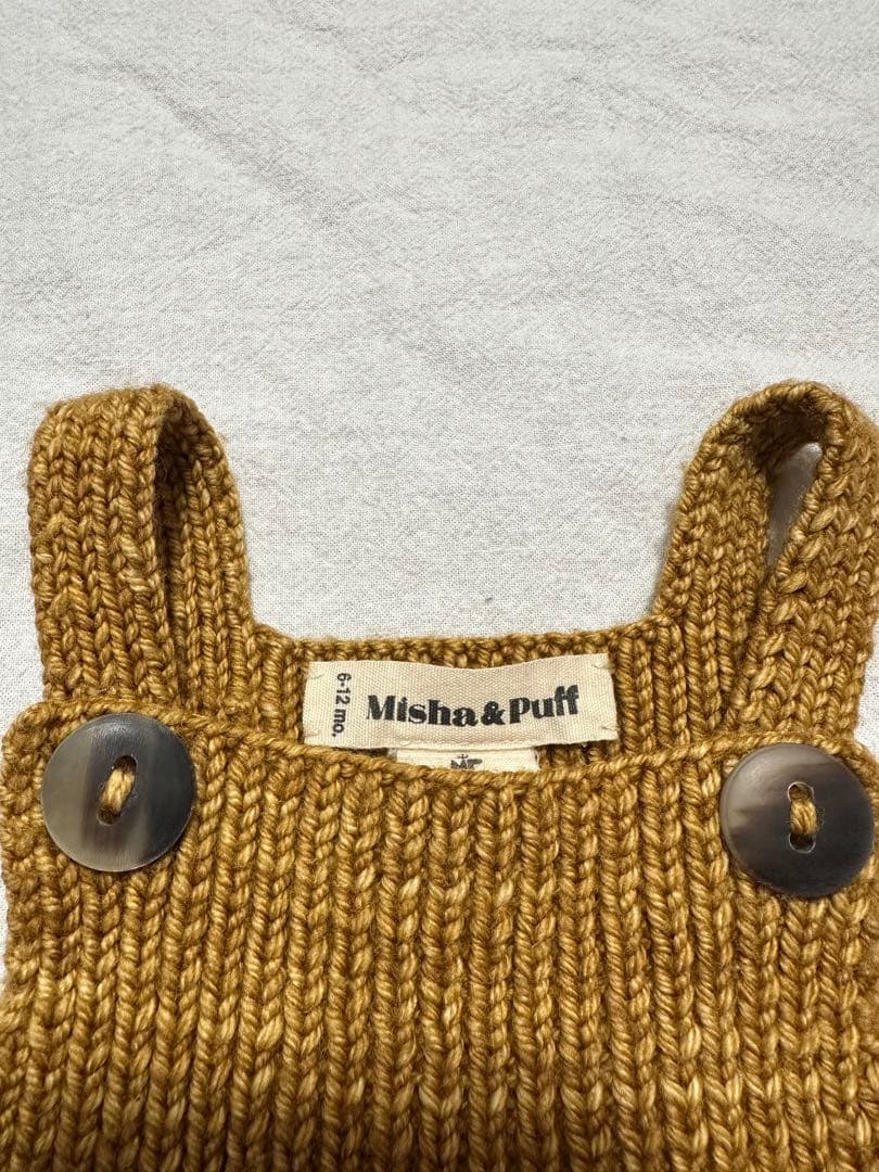 misha and puff ポップコーンロンパース　6-12m