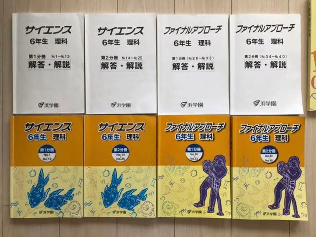 浜学園中6年生理科一式