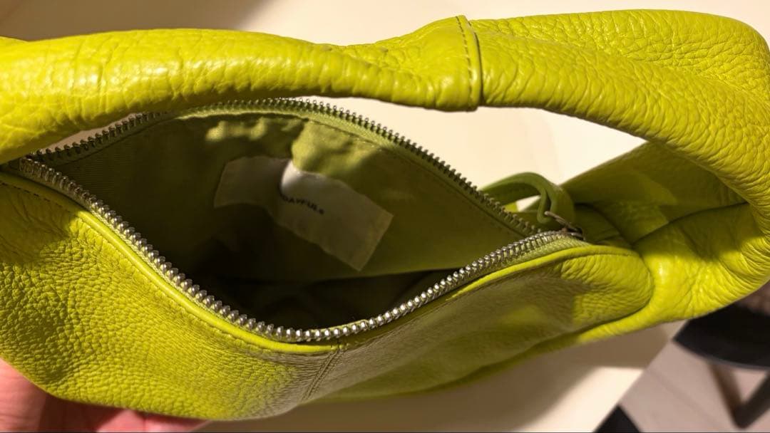 TODAYFUL Leather Wrap Bag ライムグリーン