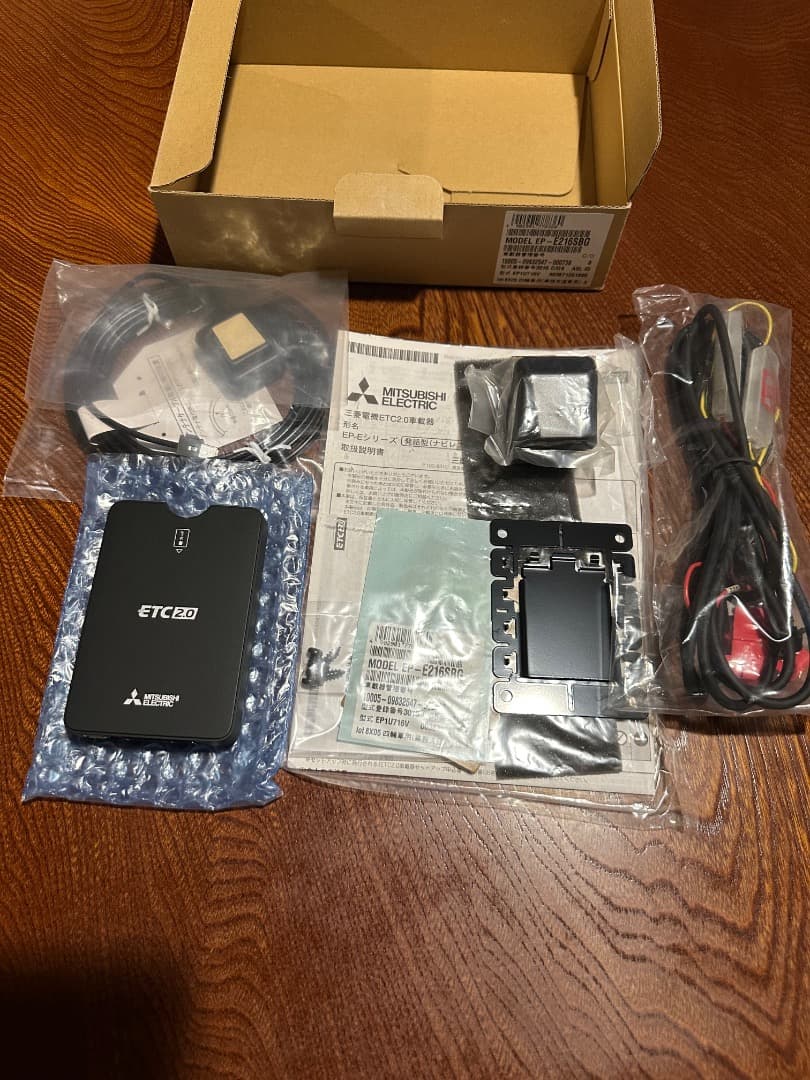 新品 三菱電機 ETC2.0車載器 EP-E216SB 12v/24v発話型