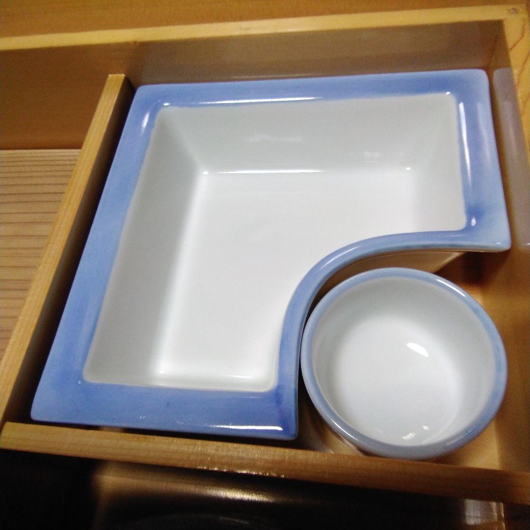 さくぞう　松花堂弁当　仕切り 皿付き　ヒノキ　5客