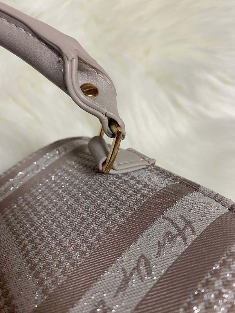 バッグ herlipto HLT Jacquard Vanity Bag pink