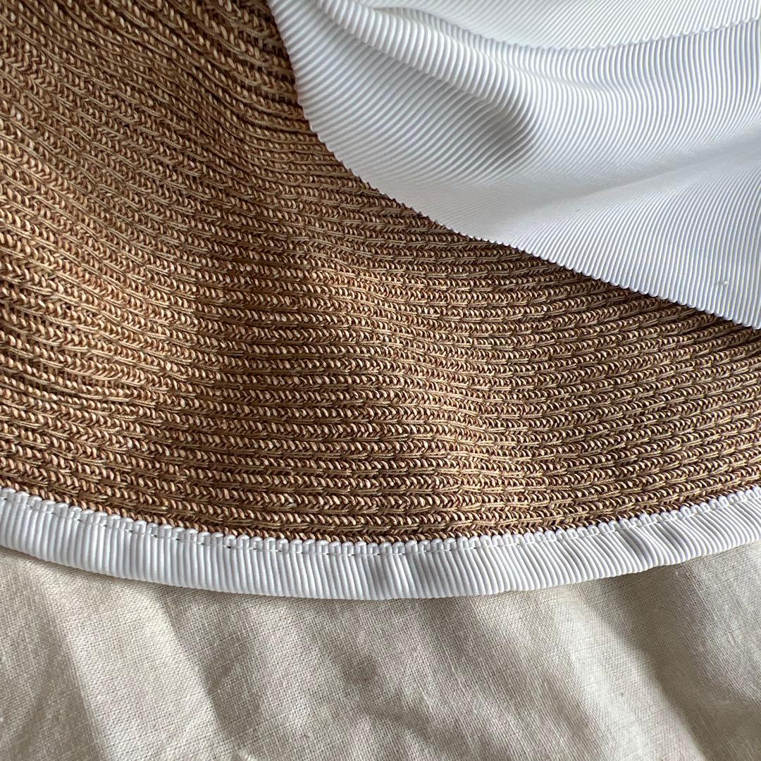 アシーナニューヨーク⭐︎Athena New York 白リボン麦わら帽子