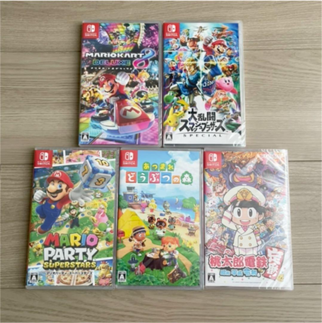 Nintendo Switch ソフト5本　新品未開封