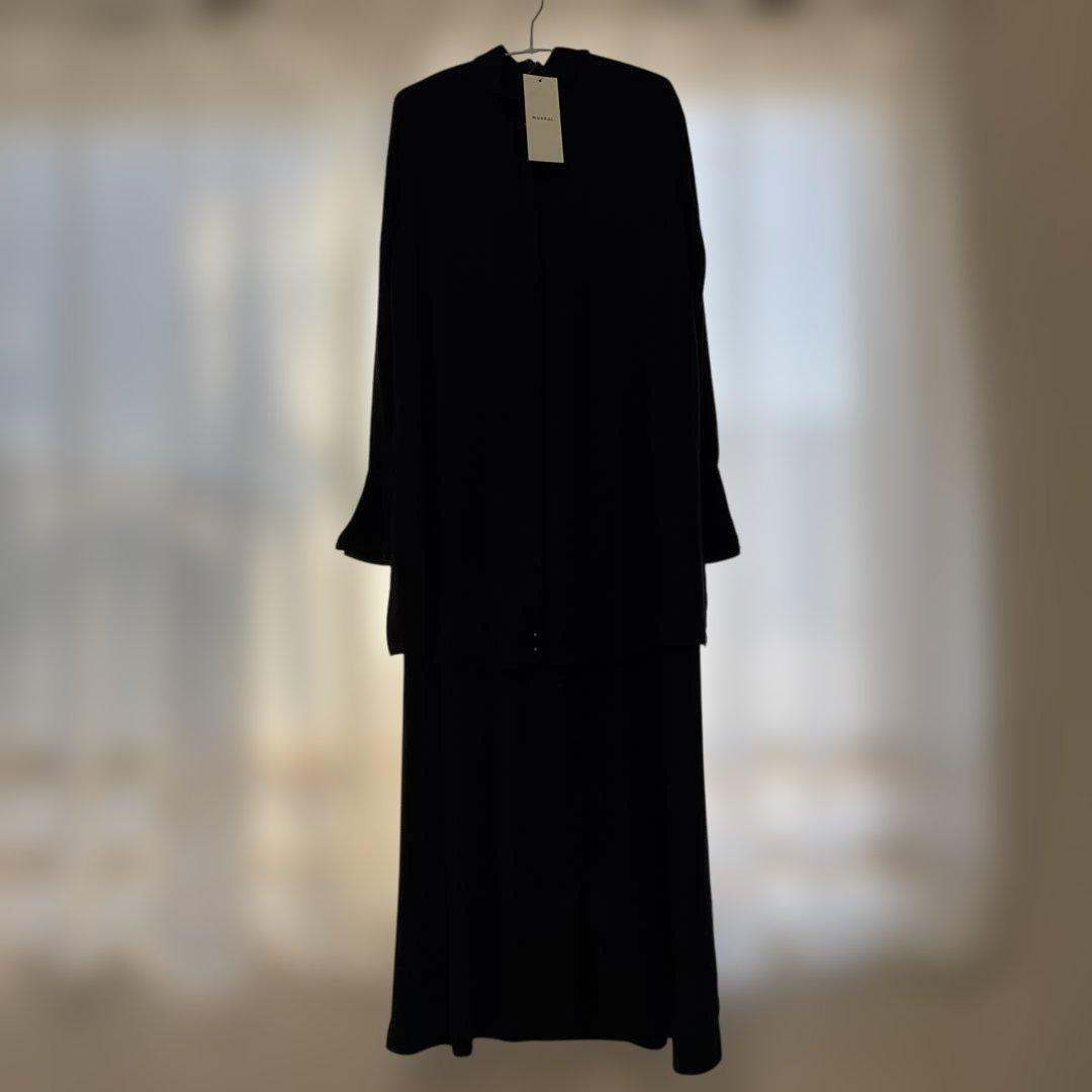 現行品　MURRAL Framed embroidery wrap dress