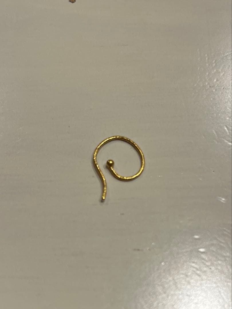 ヨーガンレール ゴールド ピアス フック　片耳