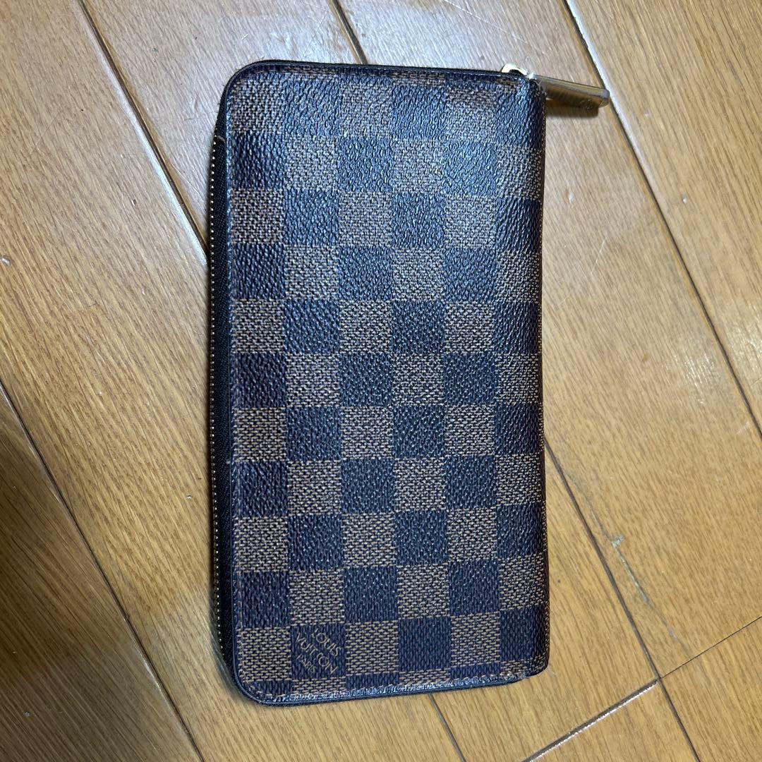 ルイヴィトン　ダミエ　レザー長財布