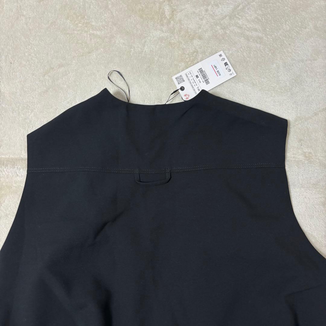 ZARA オーバーサイズボリュームベスト　ブラック