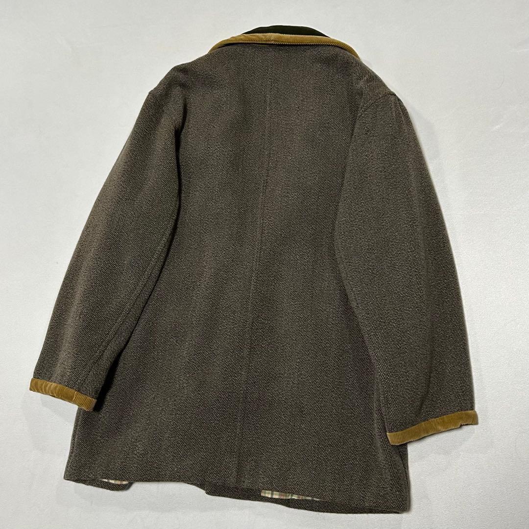90s イタリア製 カシミヤ ウール ツイード テーラードジャケット 2way